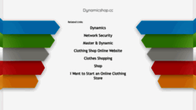 What Dynamicshop.cc website looked like in 2021 (5 years ago)