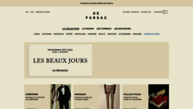 What Defursac.fr website looked like in 2021 (2 years ago)