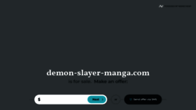 What Demon-slayer-manga.com website looked like in 2021 (2 years ago)