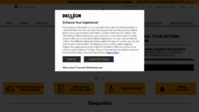 What Decleor.co.uk website looked like in 2021 (2 years ago)