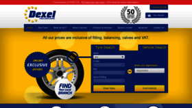 What Dexel.co.uk website looked like in 2021 (2 years ago)