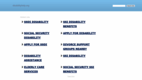 What Disabilityhelp.org website looked like in 2021 (3 years ago)