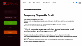 What Dispomail.xyz website looked like in 2021 (4 years ago)