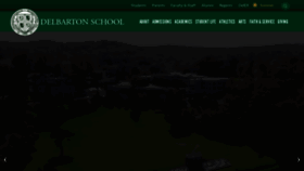 What Delbarton.org website looked like in 2021 (2 years ago)