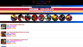 What Djremixmp3.com website looked like in 2021 (3 years ago)