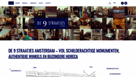 What De9straatjes.nl website looked like in 2021 (2 years ago)