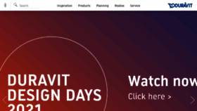 What Duravit.co.uk website looked like in 2021 (2 years ago)
