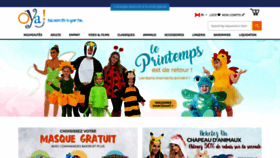 What Deguisementhalloween.ca website looked like in 2021 (2 years ago)