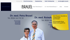 What Drs-brauel.de website looked like in 2021 (2 years ago)