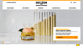 What Decleor.com website looked like in 2021 (2 years ago)