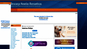 What Descarganovelasromanticas.blogspot.com.ar website looked like in 2021 (3 years ago)
