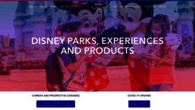 What Disneyconsumerproducts.com website looked like in 2021 (3 years ago)