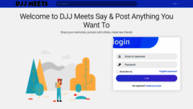 What Djjmeets.com website looked like in 2021 (3 years ago)