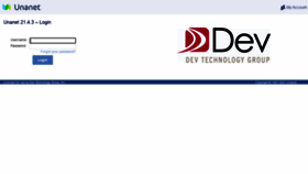 What Devtechnology.unanet.biz website looked like in 2021 (2 years ago)
