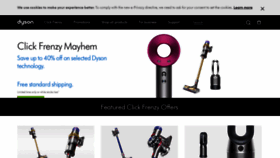 What Dyson.com.au website looked like in 2021 (2 years ago)