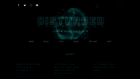 What Disturbed1.com website looked like in 2021 (2 years ago)