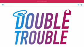 What Doubletroubleshop.com website looked like in 2021 (2 years ago)
