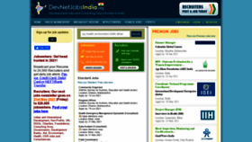What Devnetjobsindia.org website looked like in 2021 (2 years ago)