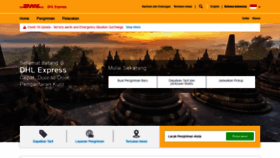 What Dhl.co.id website looked like in 2021 (2 years ago)