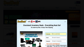 What Dealdash.com website looked like in 2021 (2 years ago)
