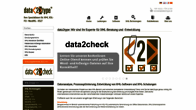 What Data2type.de website looked like in 2021 (4 years ago)