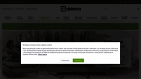 What Dekoria.pl website looked like in 2021 (2 years ago)