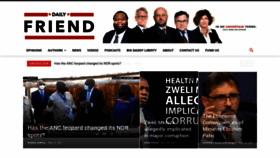 What Dailyfriend.co.za website looked like in 2021 (4 years ago)