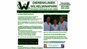 What Dierenkliniekwilhelminapark.nl website looked like in 2021 (2 years ago)
