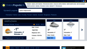 What Dobrapogoda24.pl website looked like in 2021 (2 years ago)