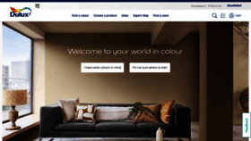 What Dulux.in website looked like in 2021 (2 years ago)