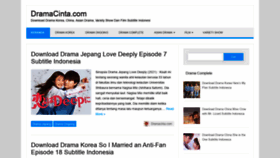 What Dramacinta.com website looked like in 2021 (2 years ago)