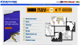 What D-maps.com website looked like in 2021 (2 years ago)