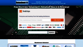 What Datasheet4u.com website looked like in 2021 (2 years ago)