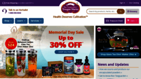What Dragonherbs.com website looked like in 2021 (4 years ago)