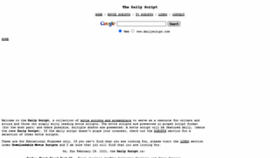What Dailyscript.com website looked like in 2021 (2 years ago)