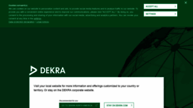 What Dekra.com website looked like in 2021 (2 years ago)