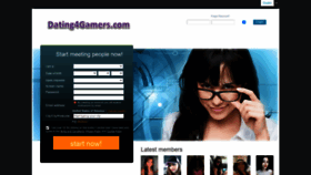 What Dating4gamers.com website looked like in 2021 (2 years ago)