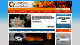 What Dailygood.org website looked like in 2021 (2 years ago)