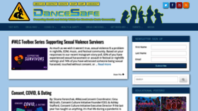 What Dancesafe.org website looked like in 2021 (2 years ago)