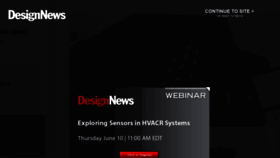 What Designnews.com website looked like in 2021 (2 years ago)