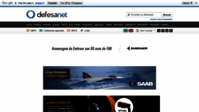 What Defesanet.com.br website looked like in 2021 (4 years ago)