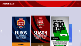 What Dreamteamfc.com website looked like in 2021 (2 years ago)