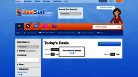 What Dealsurf.com website looked like in 2021 (2 years ago)