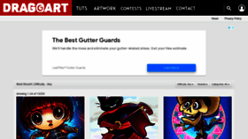 What Dragoart.com website looked like in 2021 (2 years ago)