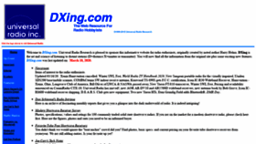 What Dxing.com website looked like in 2021 (2 years ago)