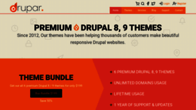 What Drupar.com website looked like in 2021 (2 years ago)