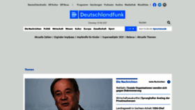 What Deutschlandfunk.de website looked like in 2021 (2 years ago)