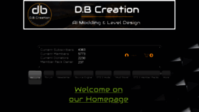 What Db-creation.net website looked like in 2021 (2 years ago)
