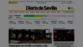 What Diariodesevilla.es website looked like in 2021 (2 years ago)