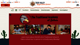 What Dvusd.org website looked like in 2021 (4 years ago)
